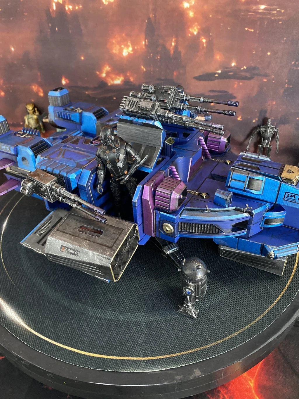 Aliens Weyland Yutani Siege Lander | Custom Colonial Marine Gunship Romulus APC