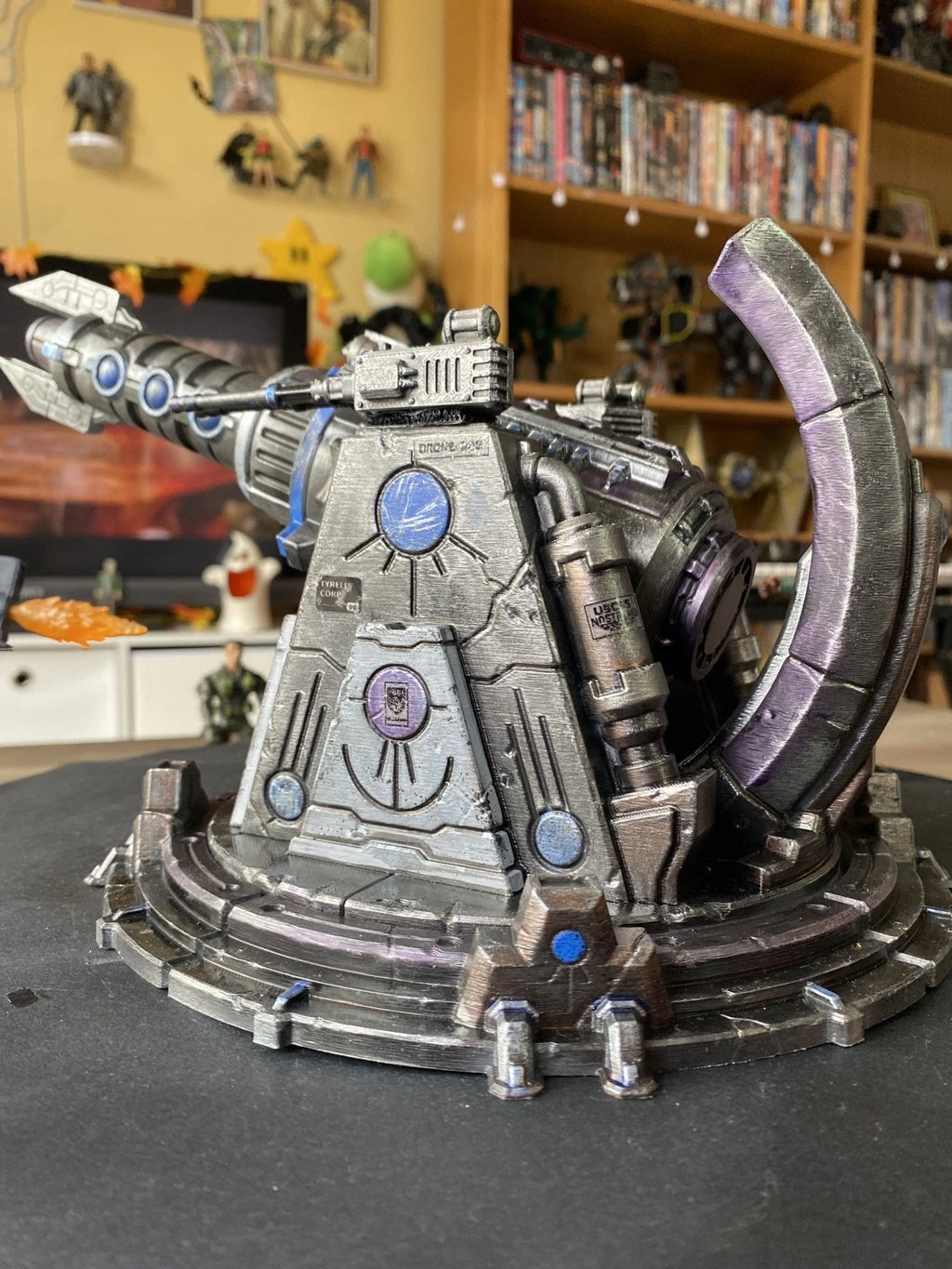 Bastion Sigma-9 Siege Cannon Emplacement | Warhammer 40K Custom Display Terrain