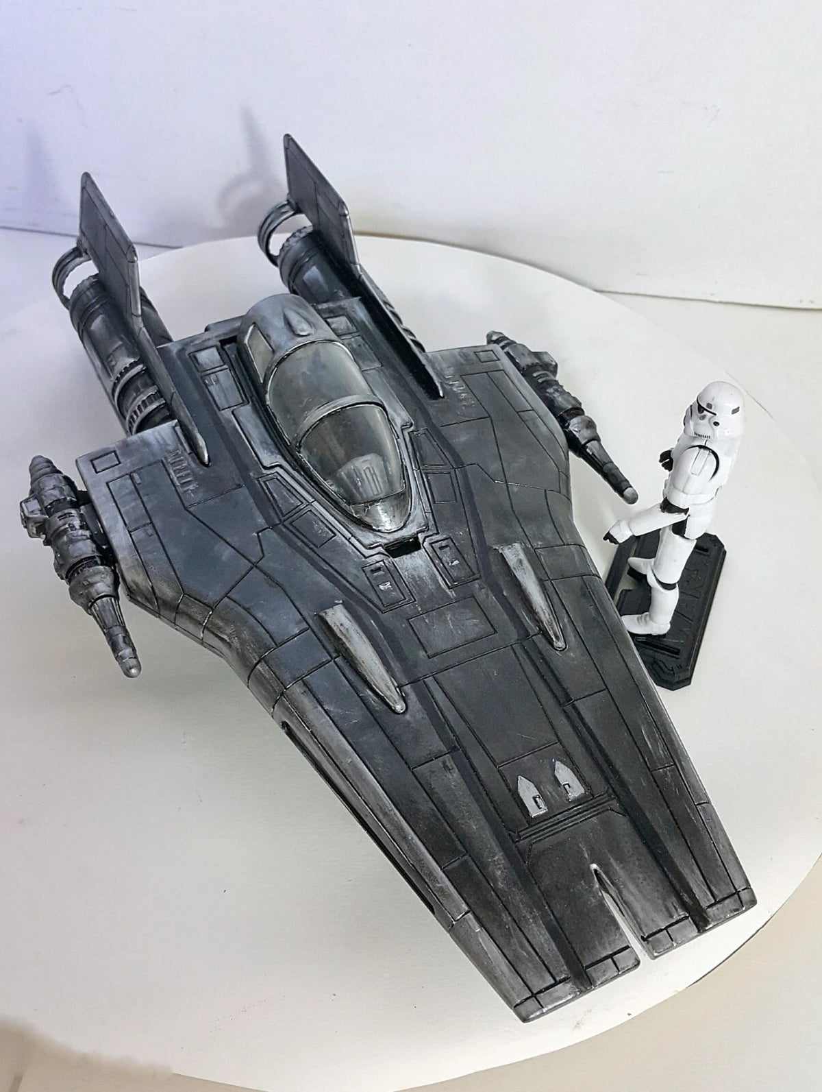 Star Wars Andor A Wing Inquisitor Transport Vintage Bespin Collectible Custom - view 5
