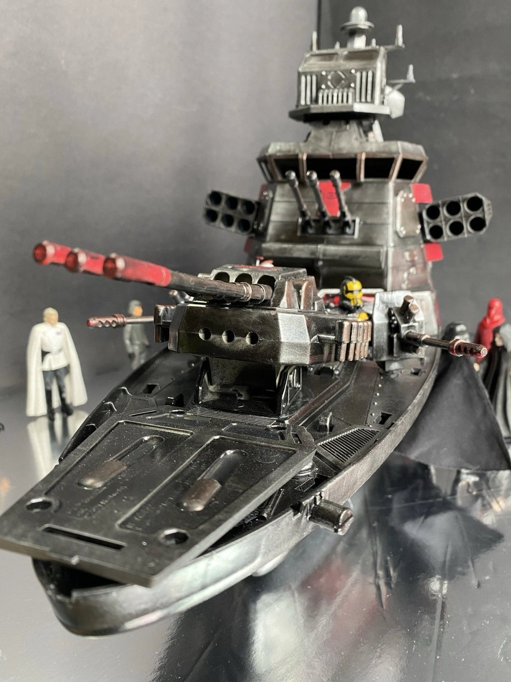 Imperial Harbour Defence Gunboat | Custom Mandalorian Star Wars Sith Diorama