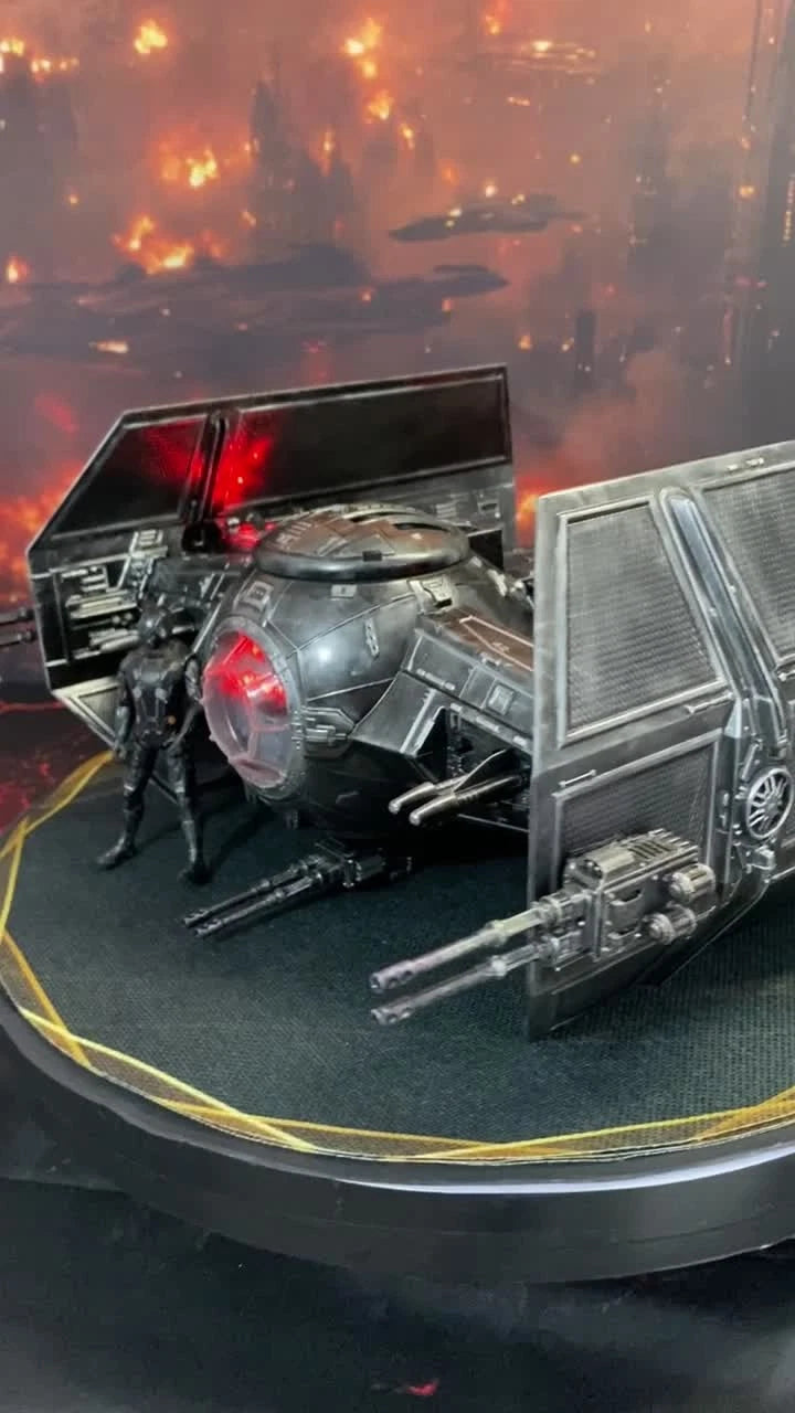 Star Wars TIE Fighter Vintage Collection Imperial Empire Sith Custom Starfighter