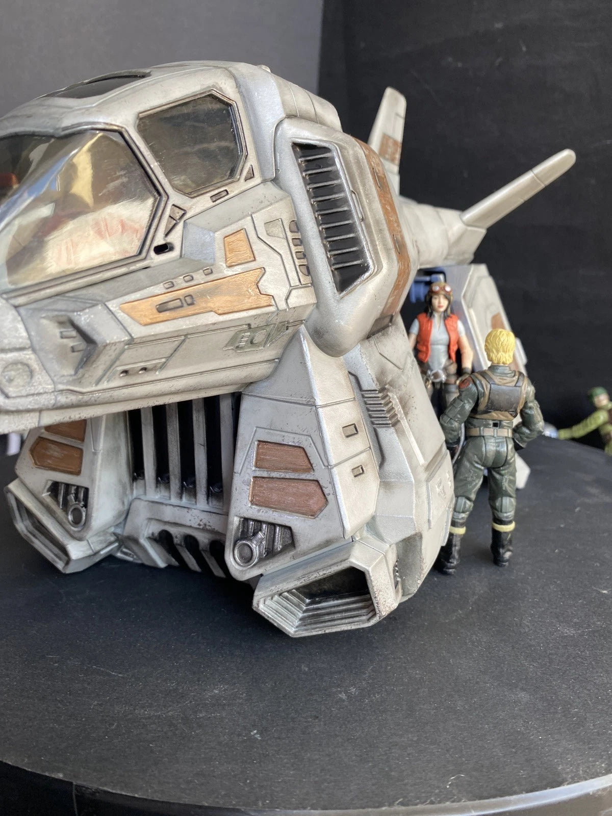 City Perimeter Courier-7 Custom Logan’s Run Shuttle Diorama Sci-Fi Vehicle