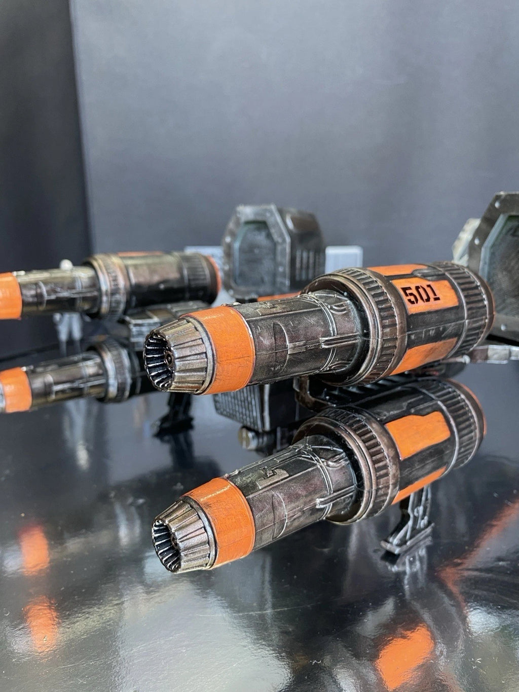 Star Wars U-Wing Starfighter Andor Rogue One Custom Sith Vintage Kenner Imperial