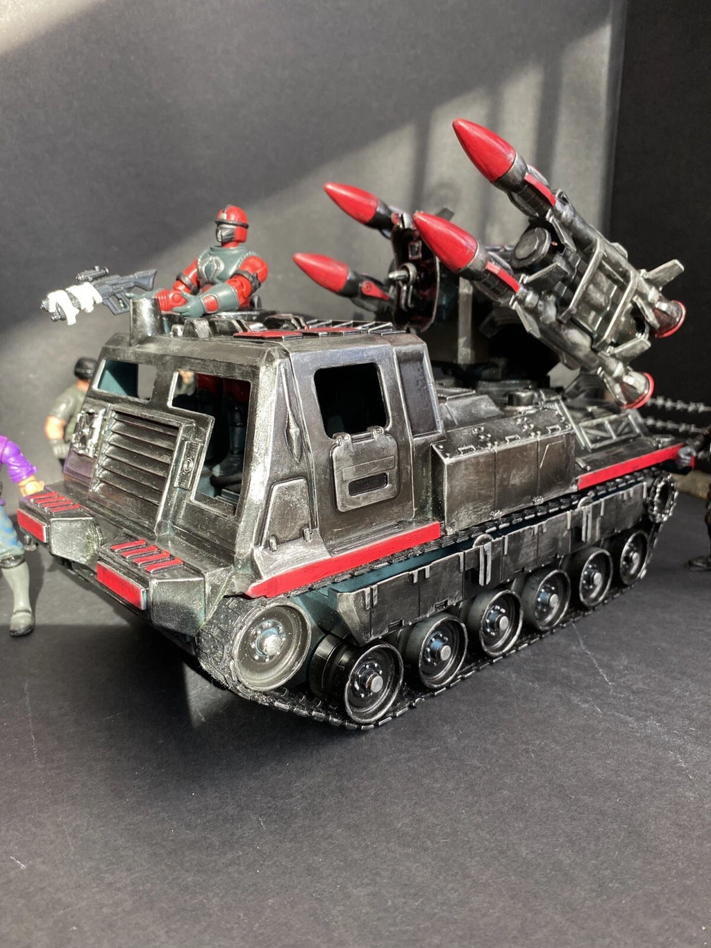 COBRA “RATTLETRACK” MISSILE CRAWLER | GI JOE Heavy Strike Launcher collectible