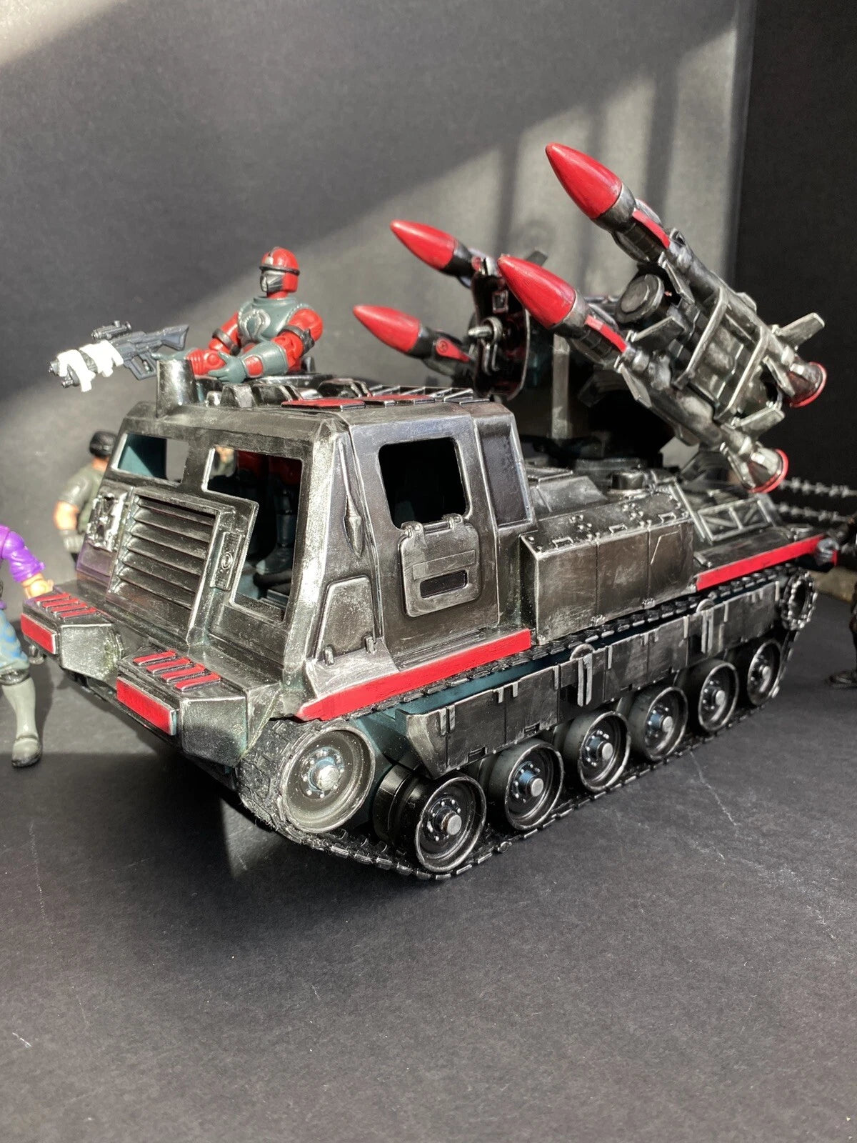 COBRA “RATTLETRACK” MISSILE CRAWLER | GI JOE Heavy Strike Launcher collectible