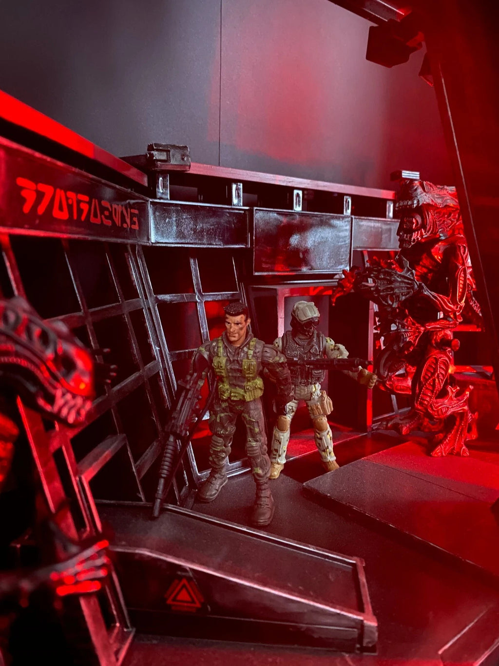 GI Joe Cobra Commander Snake Eyes Destro Custom Diorama Battle Base Collectible