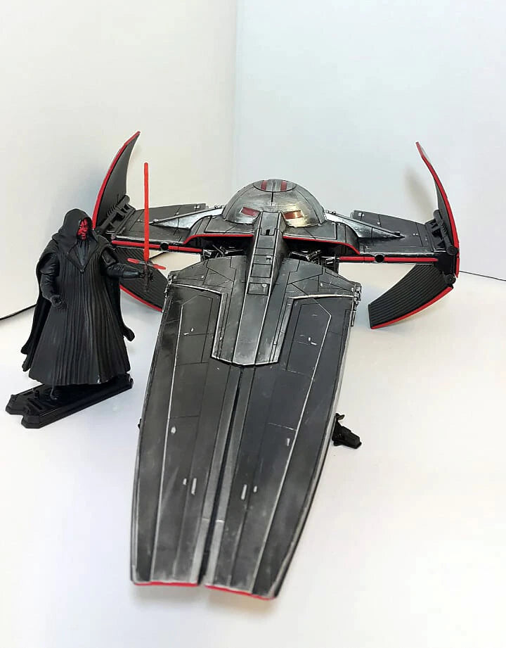 Star Wars Shadow Fang Sith Infiltrator Custom Black Series Empire collectible - view 12