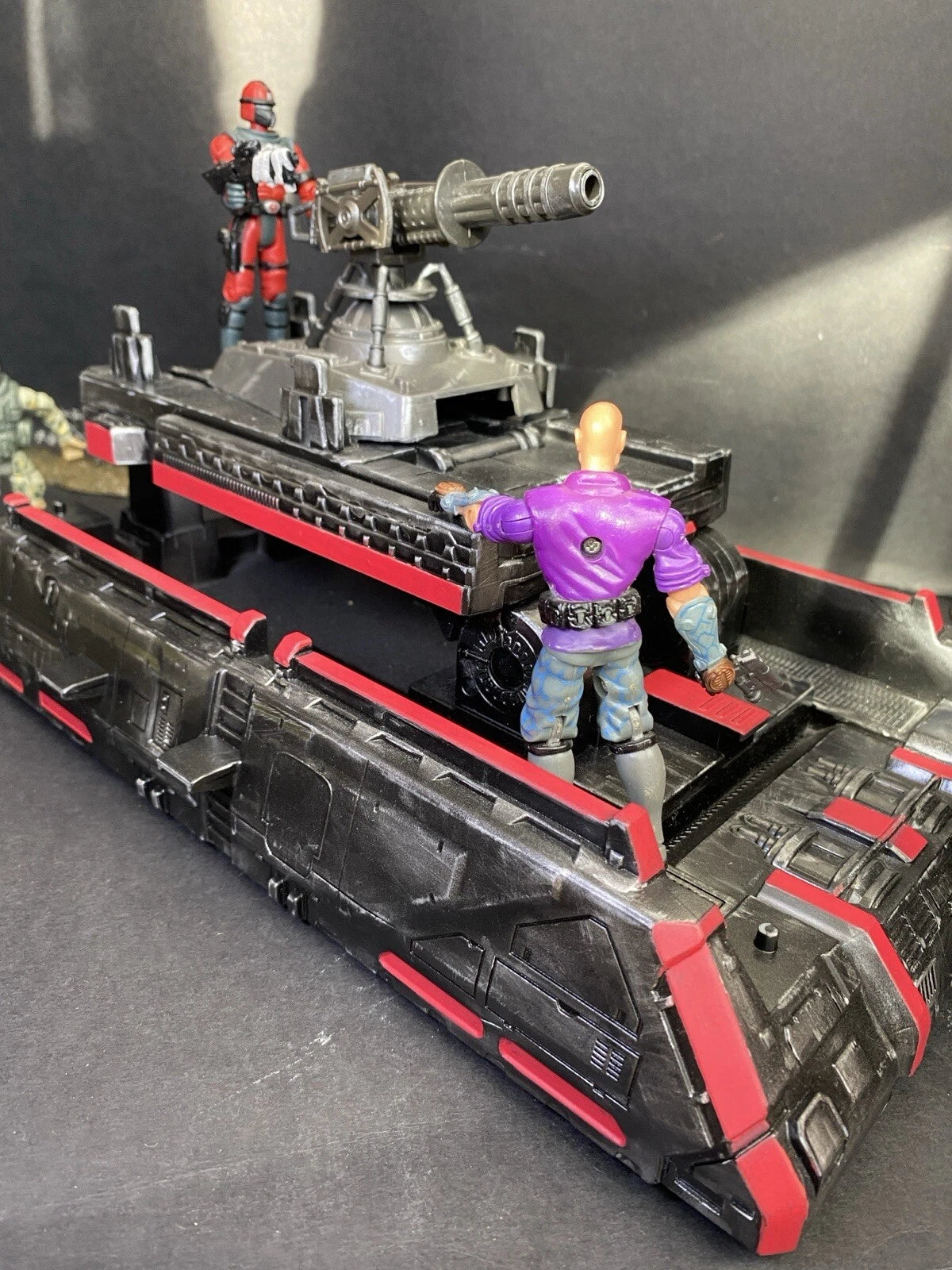 GI JOE COBRA Hover Tank Diorama 1:18 3.75 Inch Rare Collectible Vintage Custom
