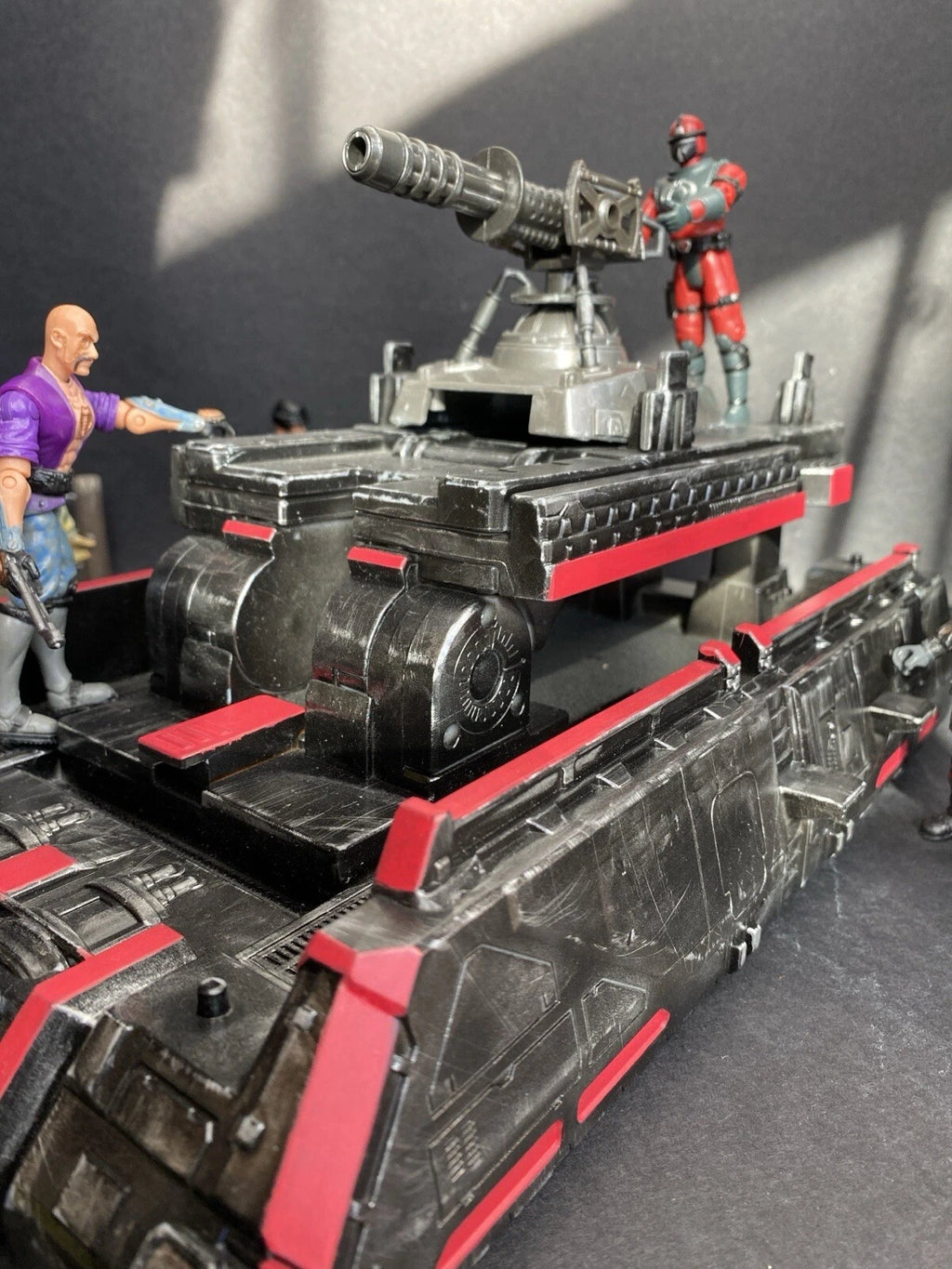 GI JOE COBRA Hover Tank Diorama 1:18 3.75 Inch Rare Collectible Vintage Custom