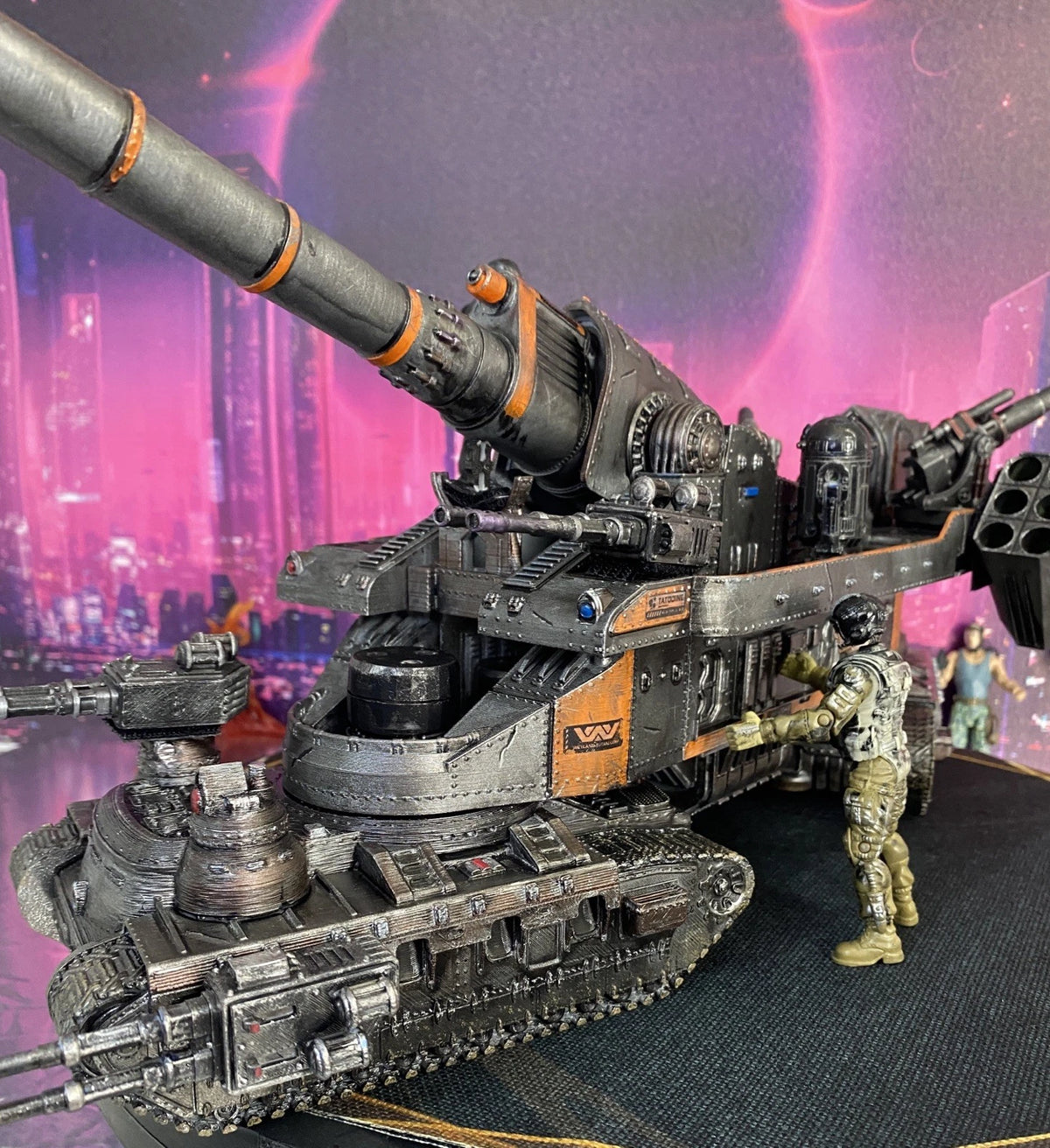 G.I. Joe Cobra Custom Vehicle 3.75” 1:18 Scale Military Diorama Commisssion