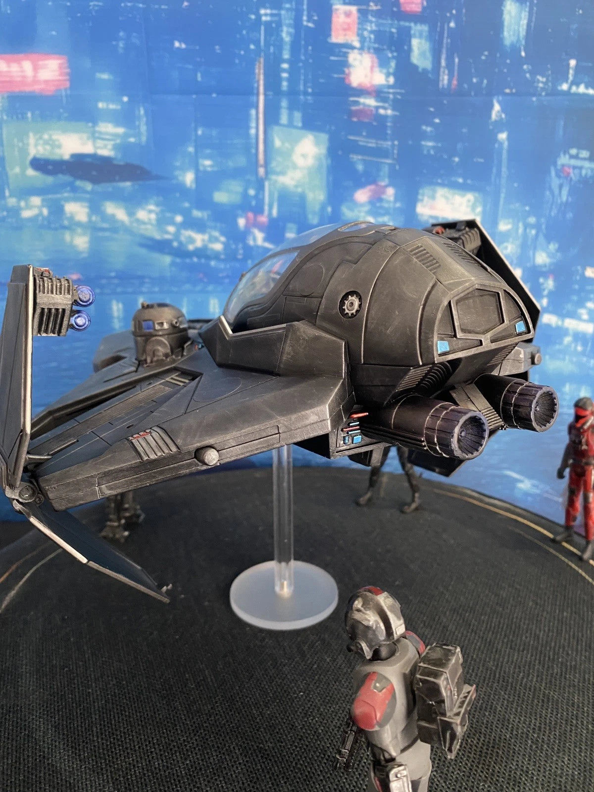 Imperial Starfighter Andor Mandalorian Sith Empire collectible Star Wars Custom