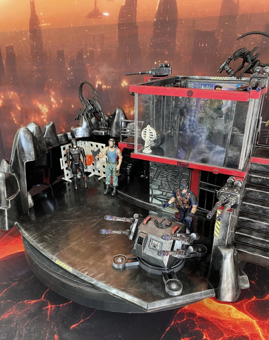 Aliens Hadley Bastion-54 Colonial Marines Outpost Weyland Yutani Romulus Diorama