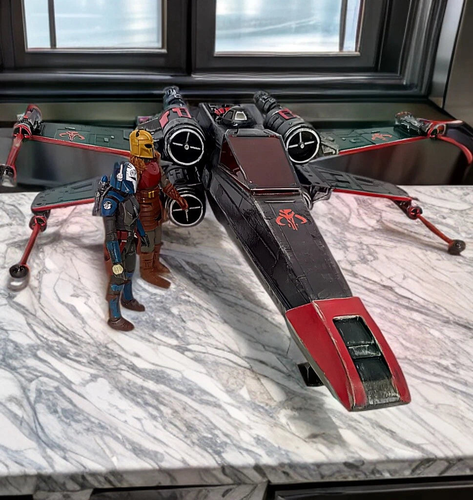 Star Wars X-Wing Fighter Mandalorian Starfighter Bounty Hunter Rogue One Custom