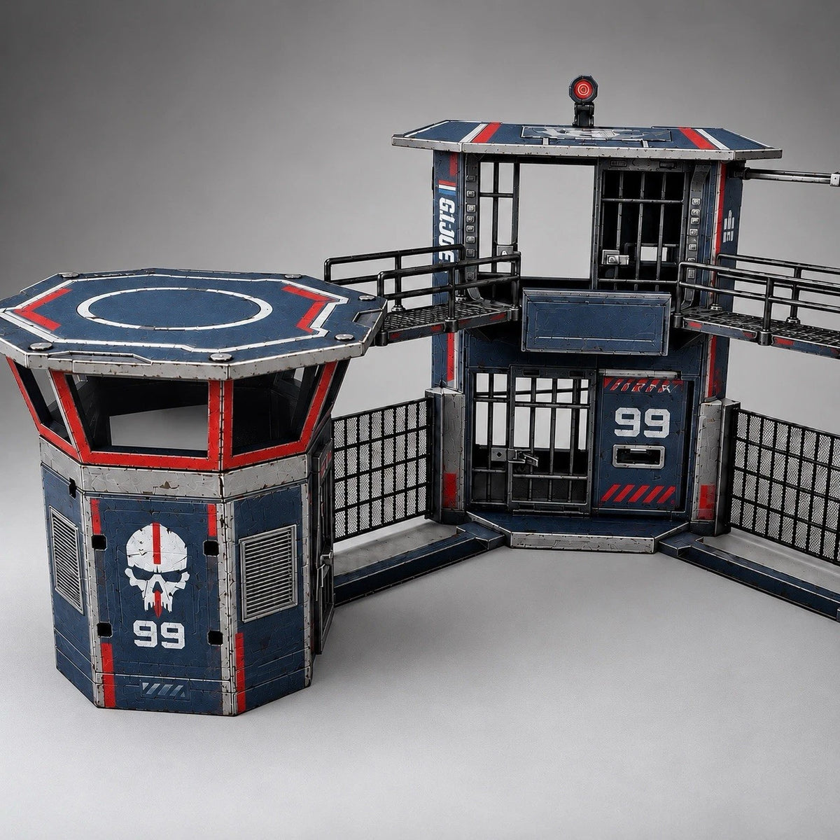 Mega-City Blockade Interceptor Commission | Judge Dredd Custom Vehicle / Diorama