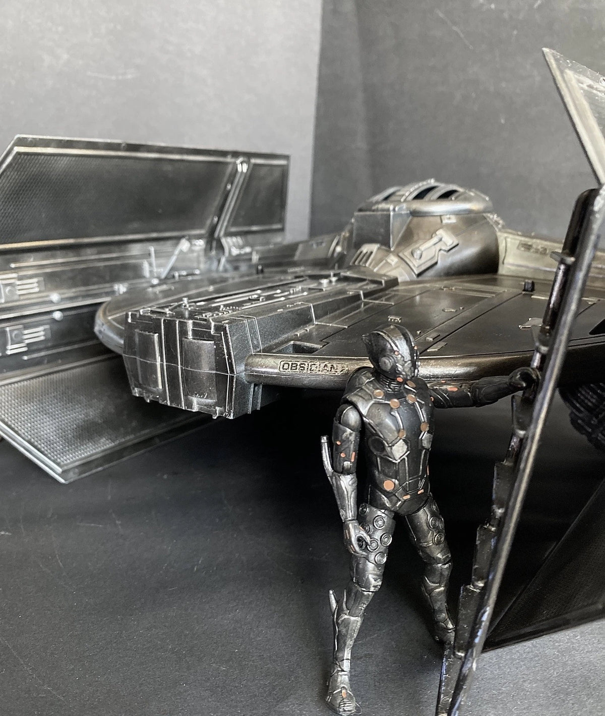 TIE Fighter – Star Wars custom hand-painted vintage Kenner sith jedi collectible