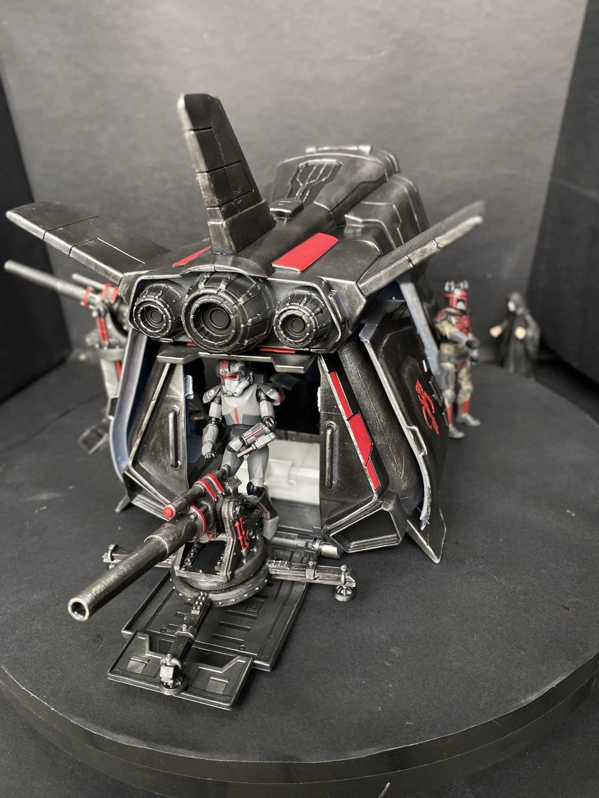 HISS-VTOL “Black Asp” – Cobra Dropship Gunship 3.75” Custom G.I. Joe collectible