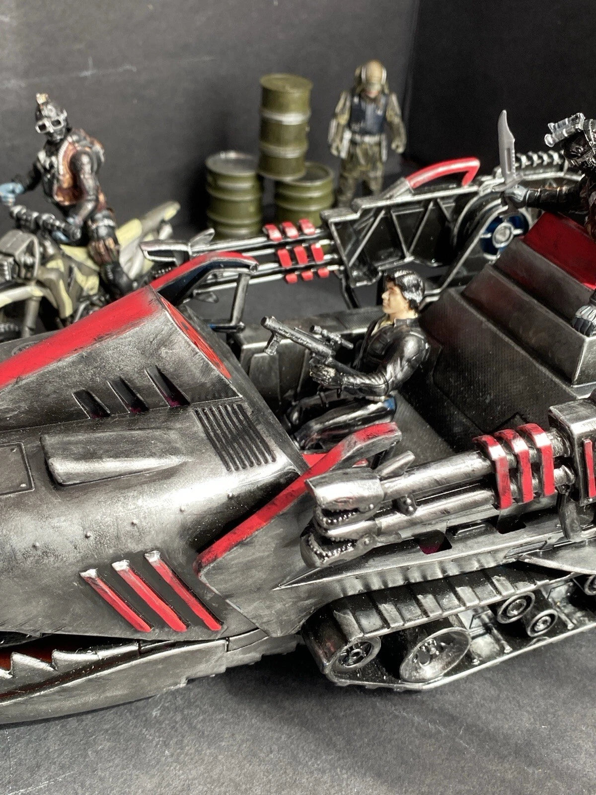 GI JOE COBRA DEVELOPMENTAL TERROR TANK 1:18 Rare Collectible Vintage Custom