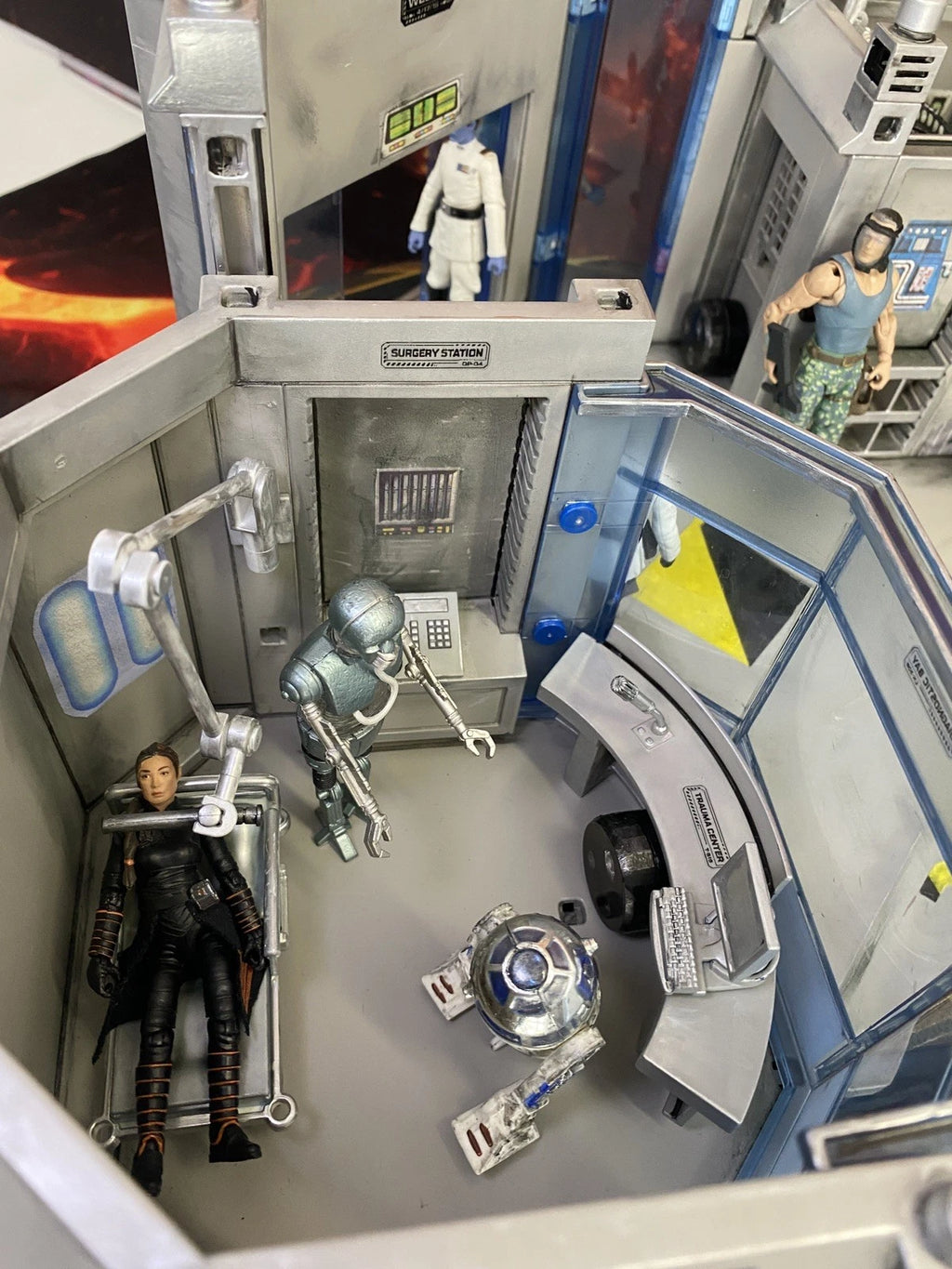 INGEN WARD-12 QUARANTINE ANNEX | Jurassic Park Containment Medical Lab Diorama