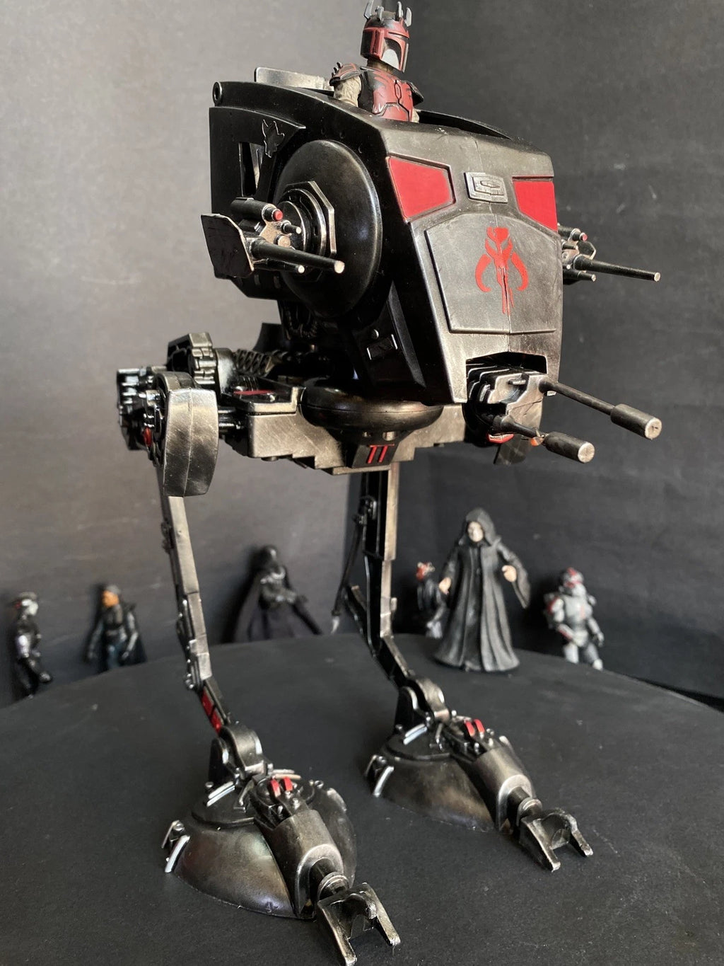 Sith Walker “MYTHOS-STRIDER” Custom AT-ST Mustafar Exegol Black Series Kenner