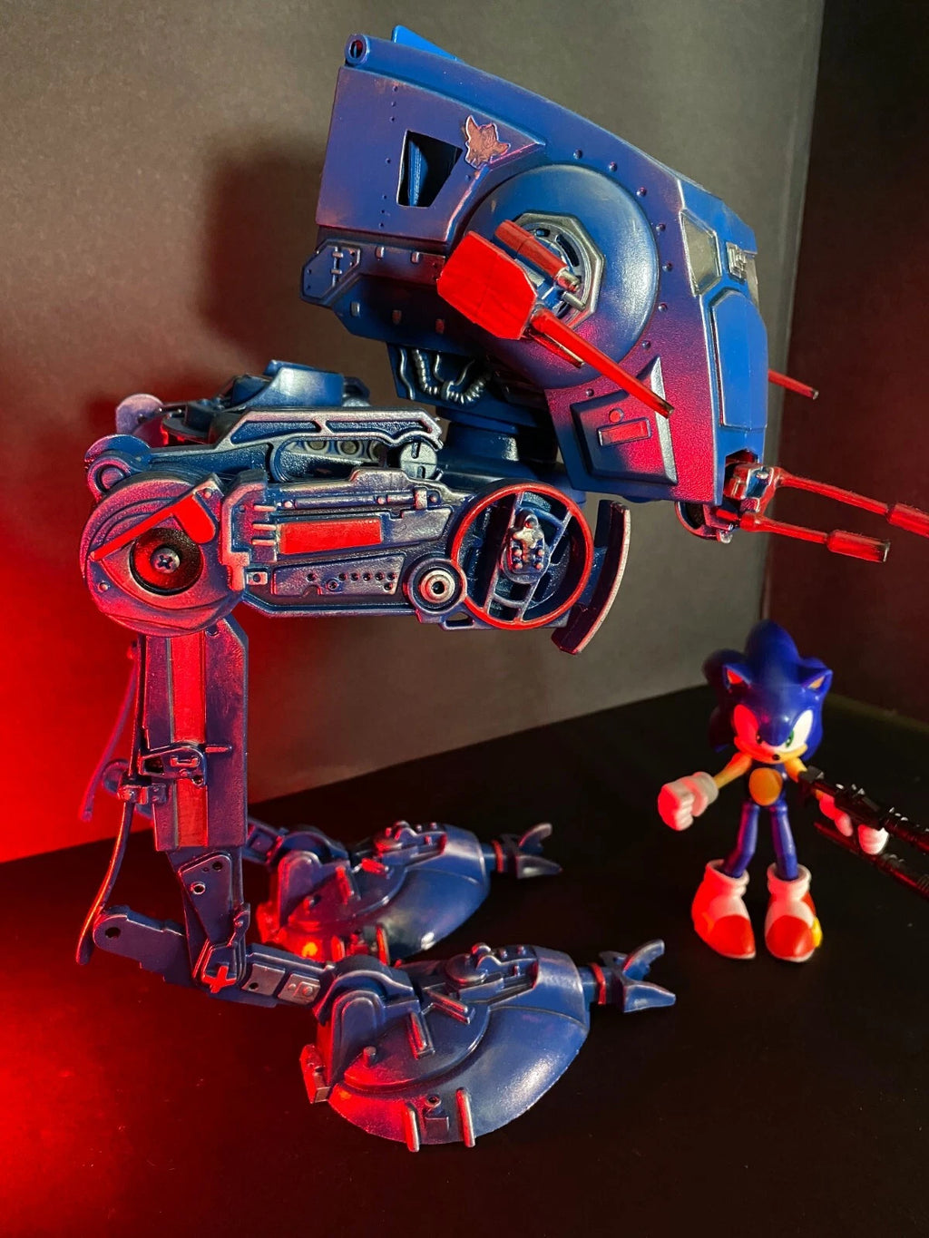 Sonic the Hedgehog x Star Wars AT ST Vintage Kenner Sega Custom - view 12
