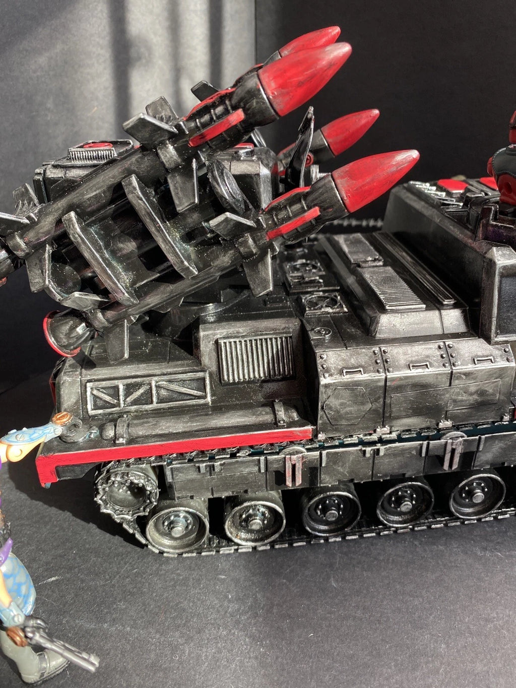 COBRA “RATTLETRACK” MISSILE CRAWLER | GI JOE Heavy Strike Launcher collectible