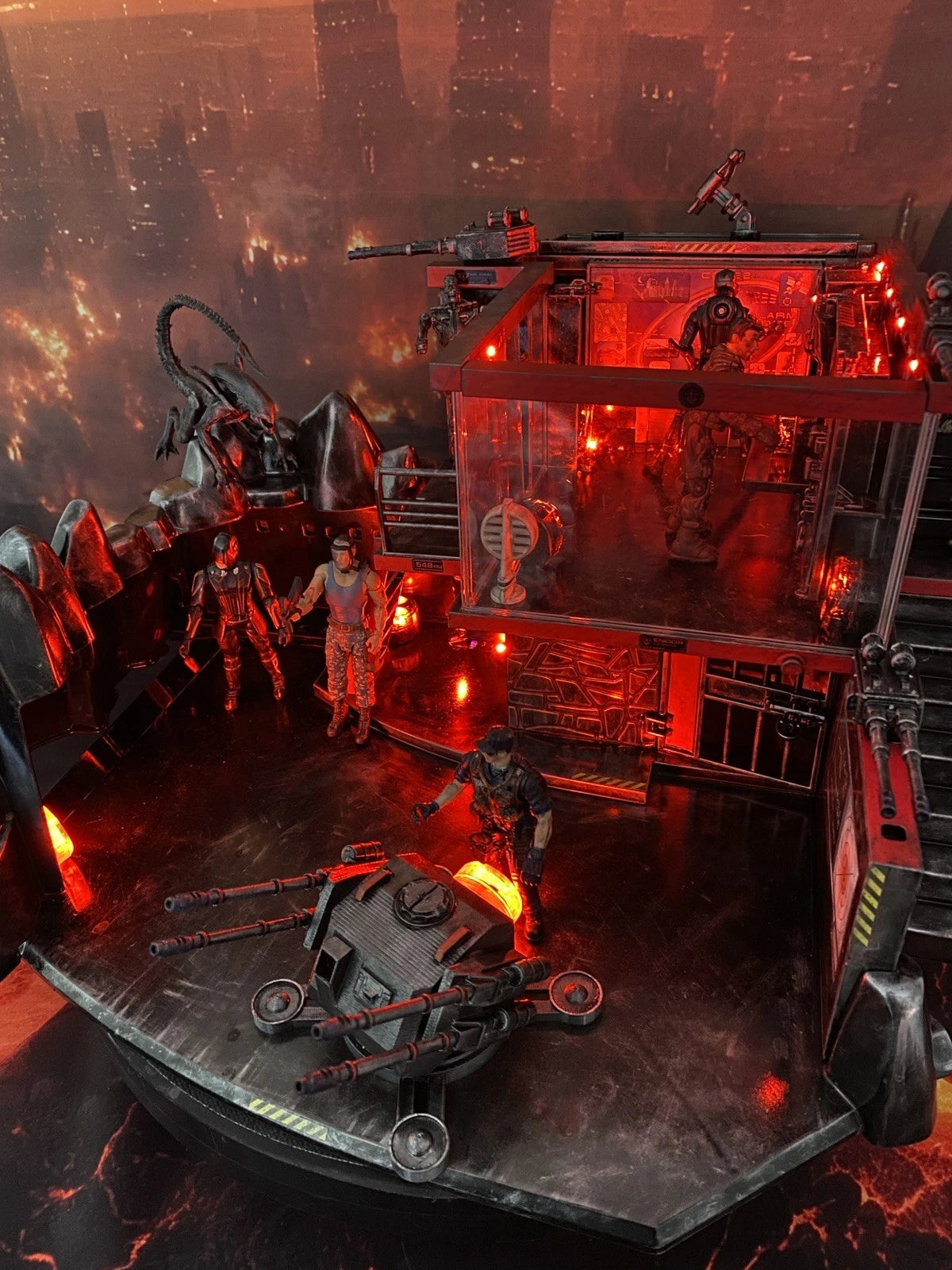 Aliens Hadley Bastion-54 Colonial Marines Outpost Weyland Yutani Romulus Diorama