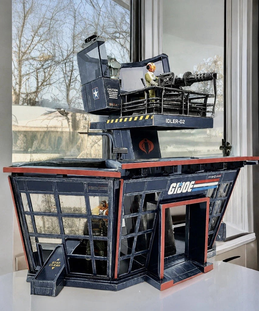 DIORAMA GI JOE CUSTOM COMMISSION COBRA 3.75 1:18 VINTAGE HASBRO COLLECTIBLE