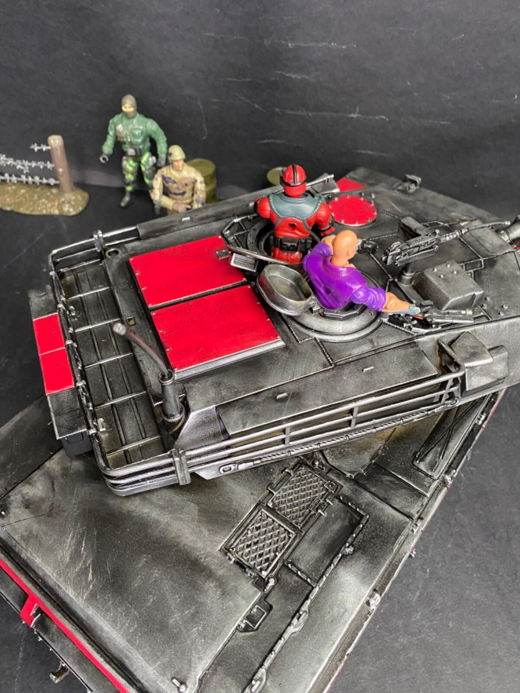 GI JOE COBRA DEVELOPMENTAL TERROR TANK 1:18 Collectible Vintage Custom