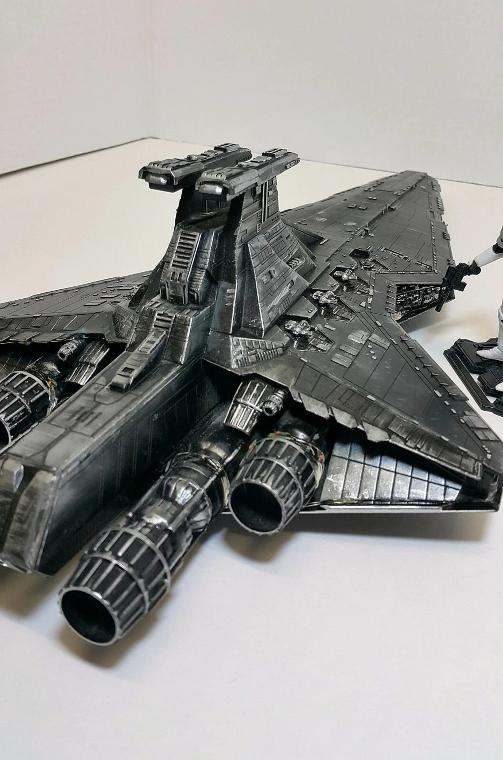 Rare Star Wars Star Destroyer New Hope Empire Vintage Kenner Collectible Custom - view 9