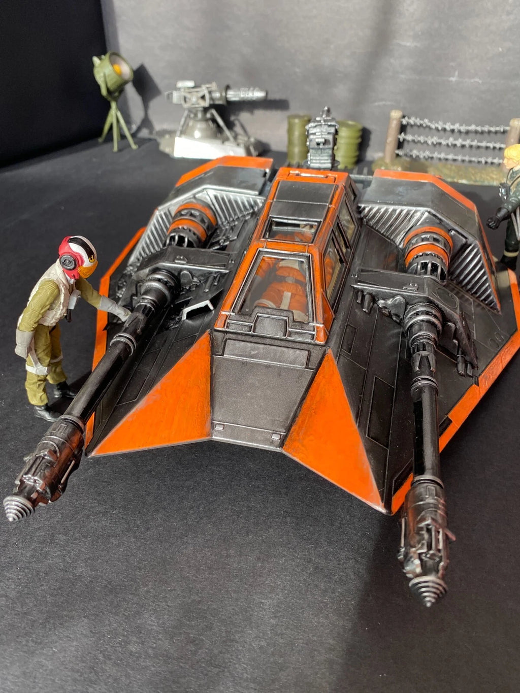 Star Wars Rebel Snowspeeder Endor Hoth Empire Strikes back Vintage Kenner Custom - view 17