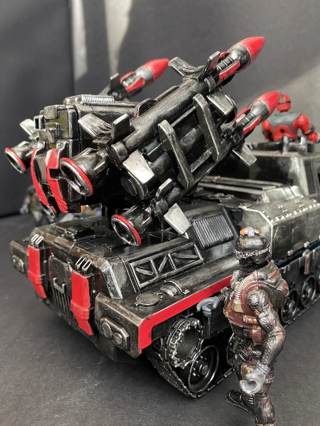 COBRA “RATTLETRACK” MISSILE CRAWLER | GI JOE Heavy Strike Launcher collectible