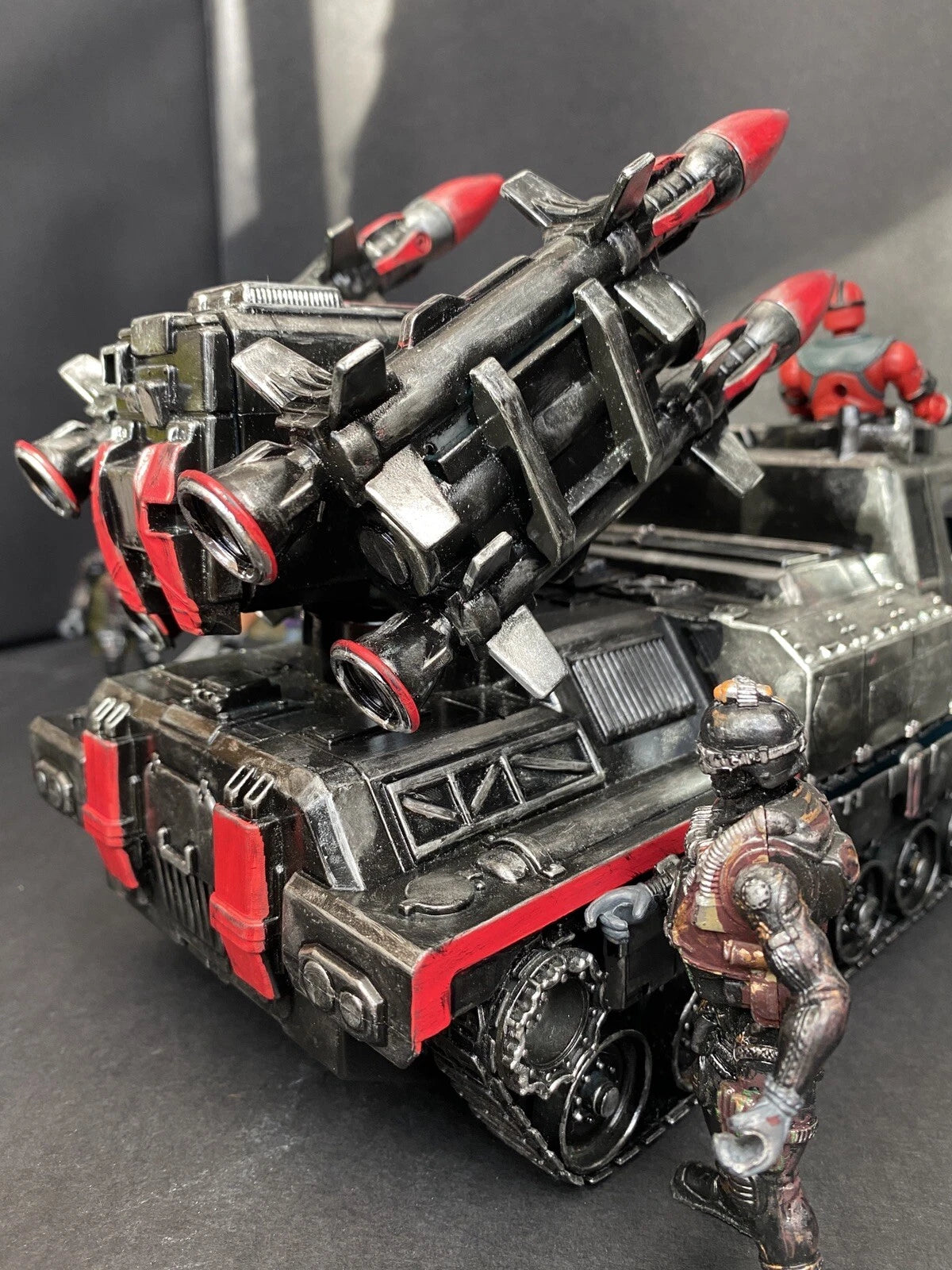 COBRA “RATTLETRACK” MISSILE CRAWLER | GI JOE Heavy Strike Launcher collectible