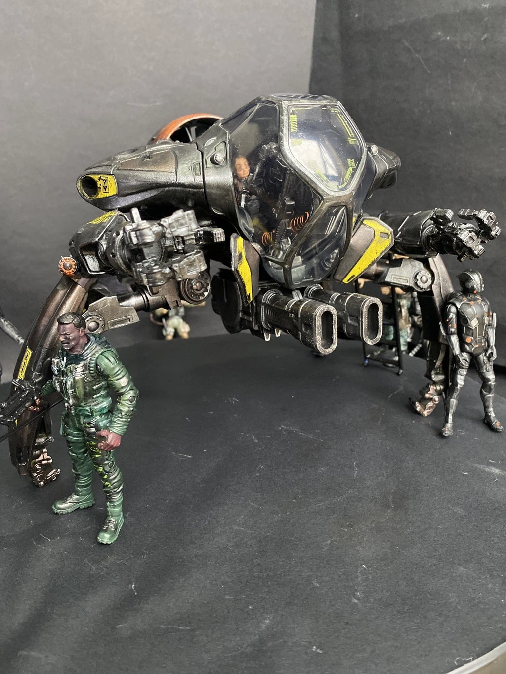 COBRA WIDOW-STINGER VAS-9 Assault Walker Custom VTOL Gunship GI Joe collectible