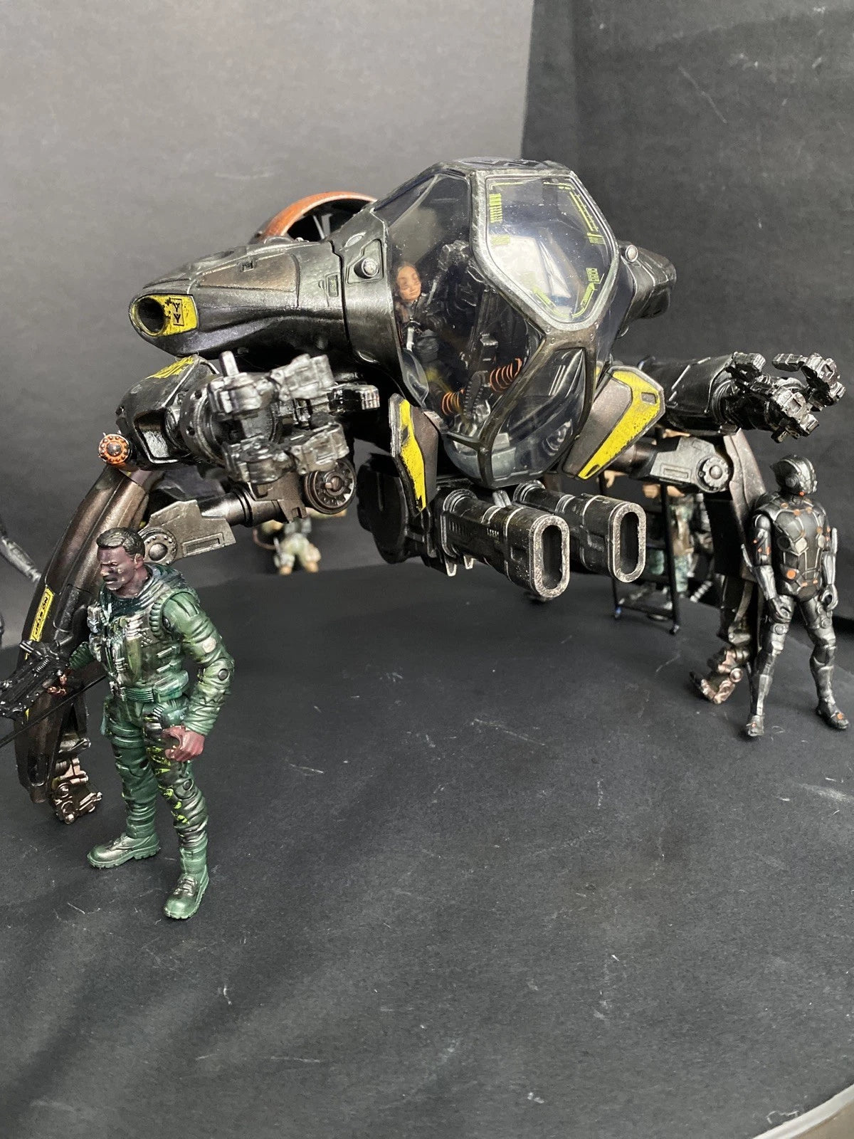 COBRA WIDOW-STINGER VAS-9 Assault Walker Custom VTOL Gunship GI Joe collectible