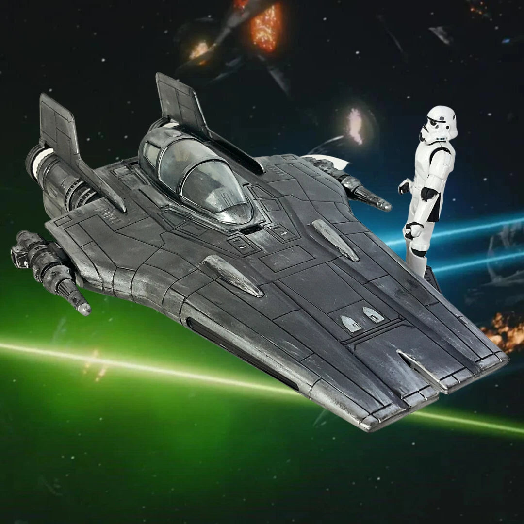 Star Wars Andor A Wing Inquisitor Transport Vintage Bespin Collectible Custom - view 11