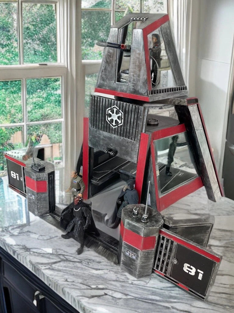 Imperial Command Tower Fortress Ops Hub Custom 1:18 Hand-Built One-Off Star Wars - view 2