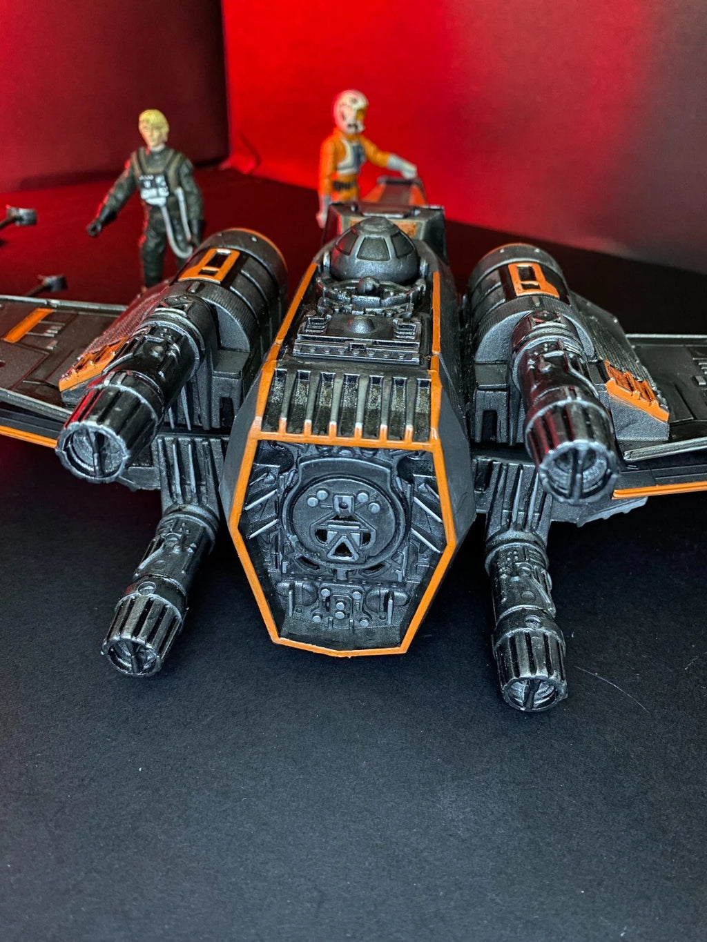 Star Wars X Wing Fighter Vintage Kenner Custom ROTJ Death Star Battle Fighter