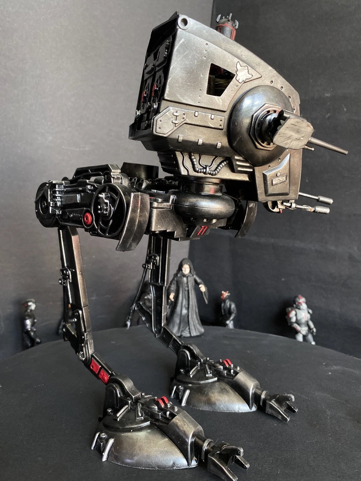 Sith Walker “MYTHOS-STRIDER” Custom AT-ST Mustafar Exegol Black Series Kenner