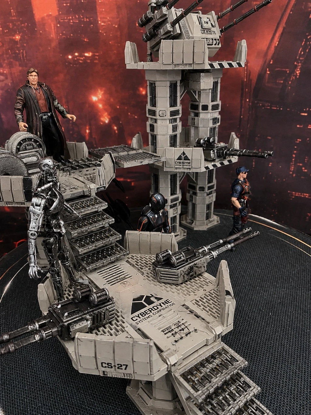 Terminator commission Hunter Killer Skynet Cyberdyne Kenner Custom Diorama