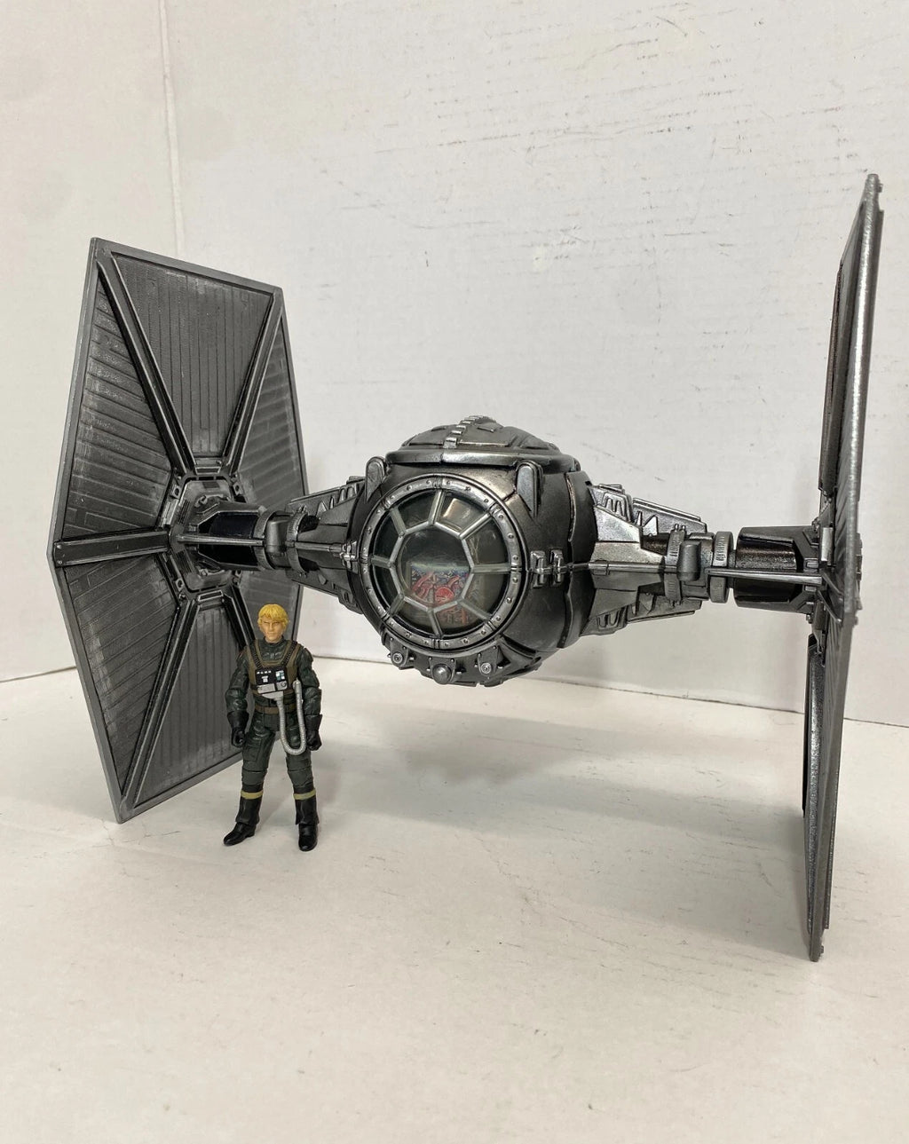 Andor Obsidian Reign Star Wars TIE Fighter Custom Vintage Kenner Black Series - view 7