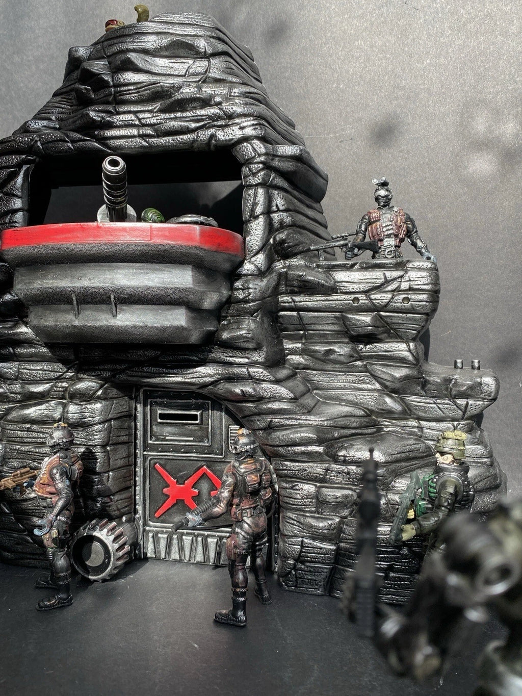 GI JOE COBRA DEVELOPMENTAL TERROR DOME Bunker Diorama Collectible Vintage