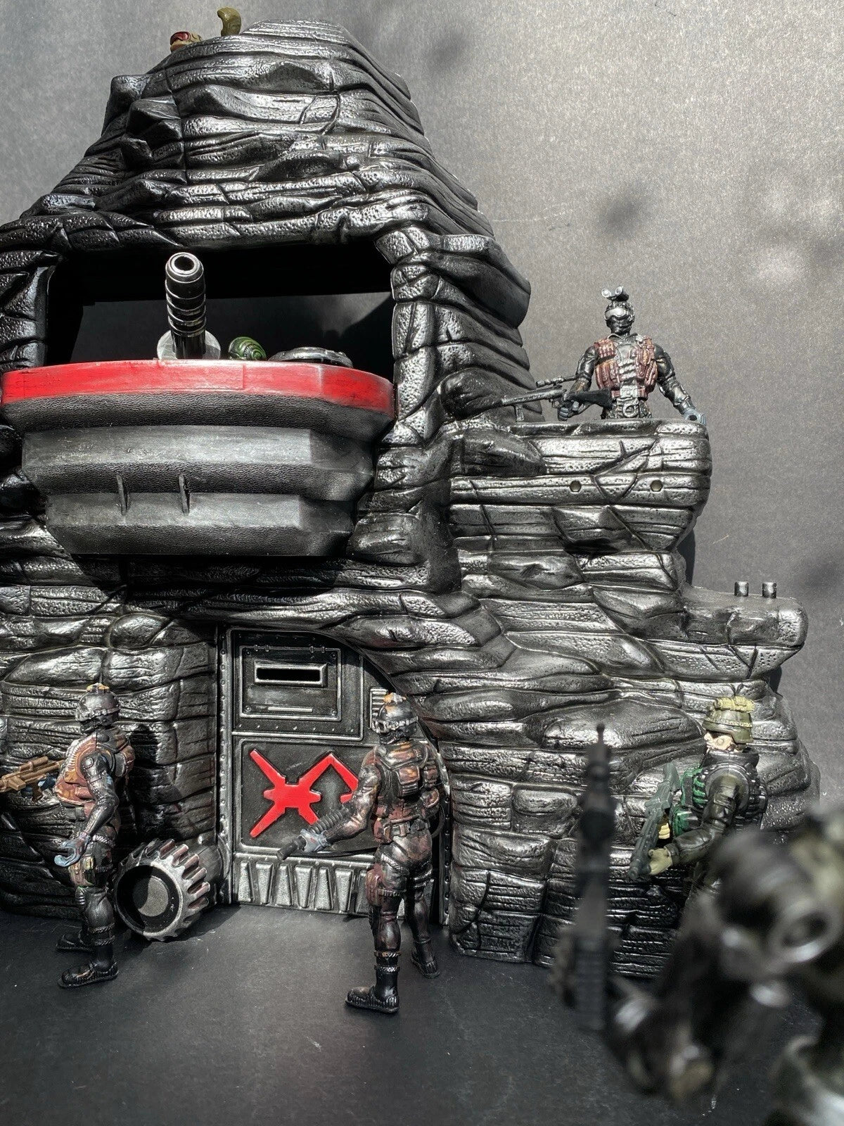 GI JOE COBRA DEVELOPMENTAL TERROR DOME Bunker Diorama Collectible Vintage