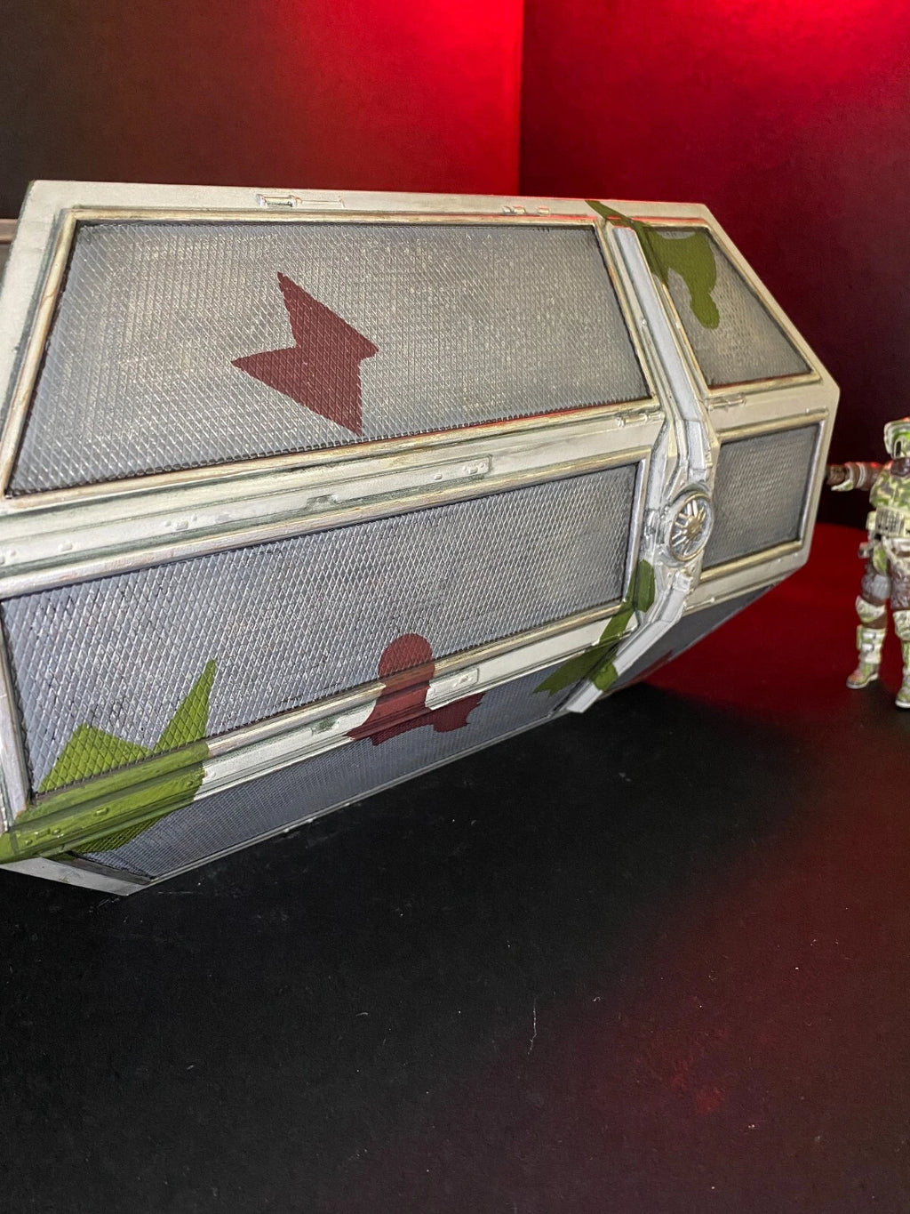 Star Wars Jungle Recon Tie Fighter Interceptor Sith Empire Vintage Kenner Custom - view 20