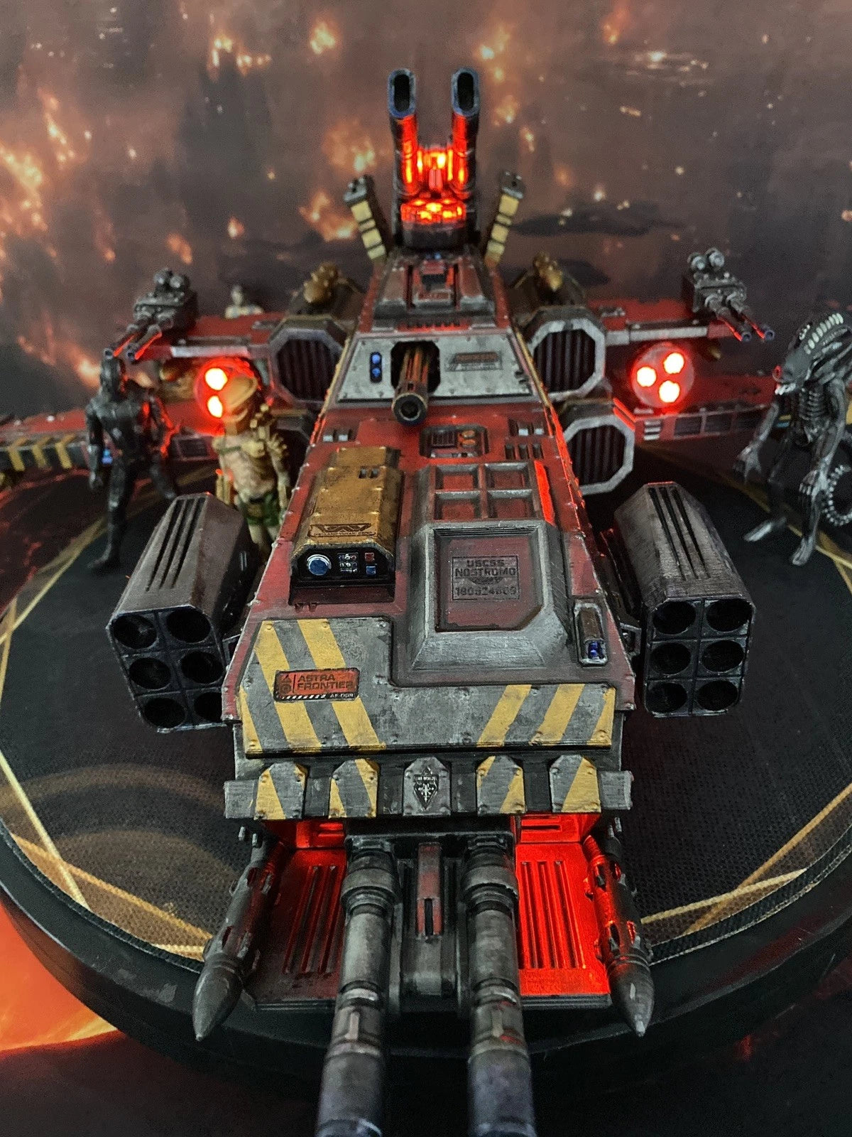 Aliens Predator WEYLAND-YUTANI “OBSIDIAN CLAUSE” GUNSHIP |  Romulus Earth Custom