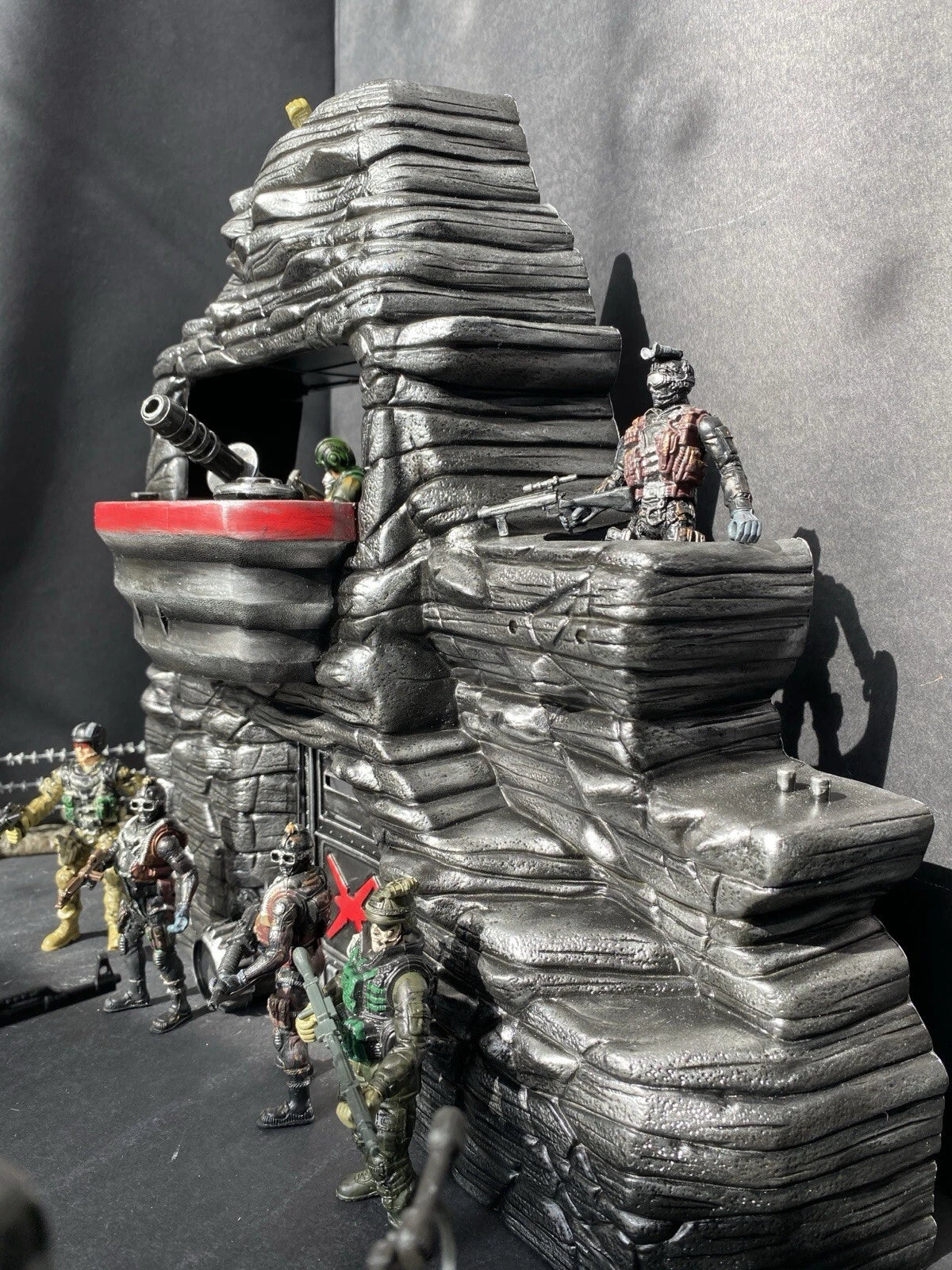 GI JOE COBRA DEVELOPMENTAL TERROR DOME Bunker Diorama Collectible Vintage