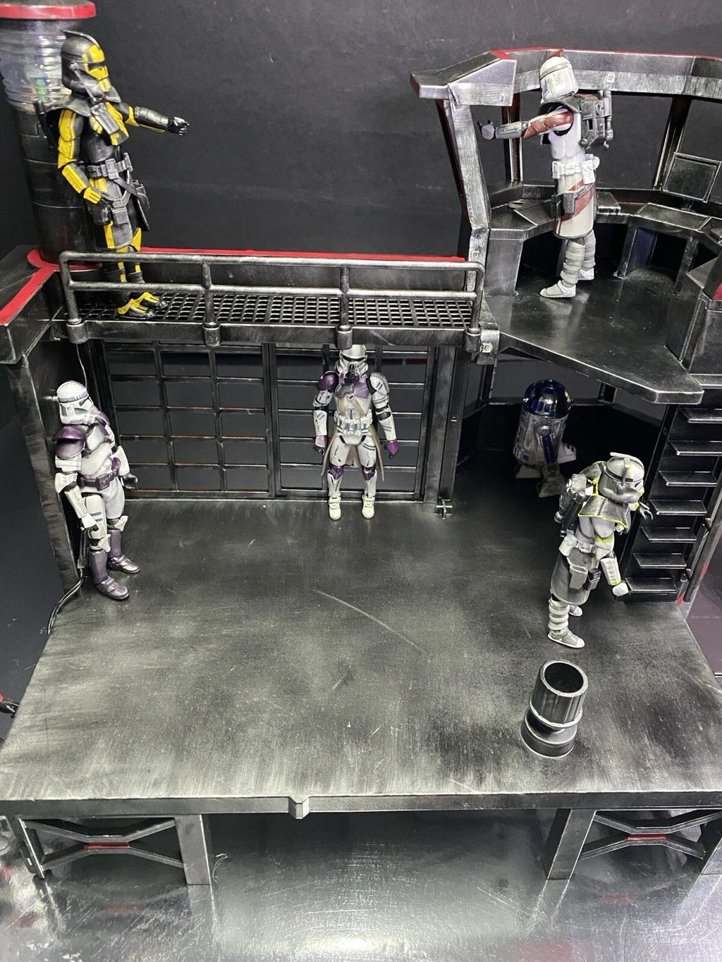 OCP Delta City Quarantine Tower RoboCop OCP Security Diorama Custom collectible