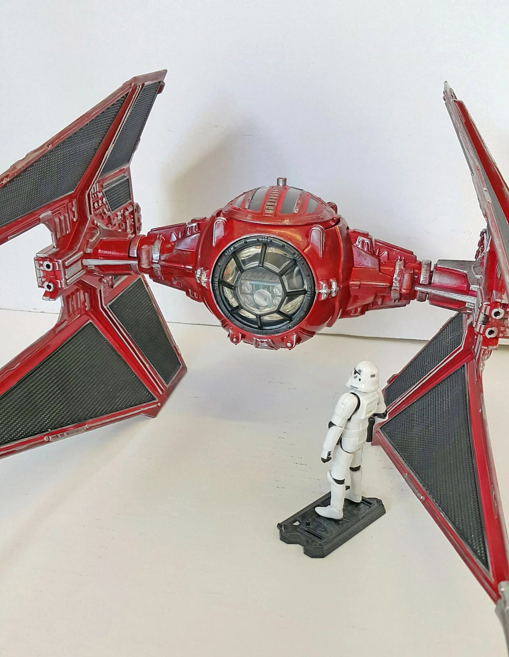 Star Wars TIE Interceptor Imperial Fighter Vintage Collection TVC Kenner Custom