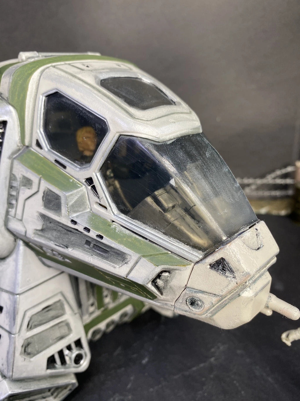Imperial Shuttle “Pale Vengeance” – Custom Star Wars Kenner Black Series Display