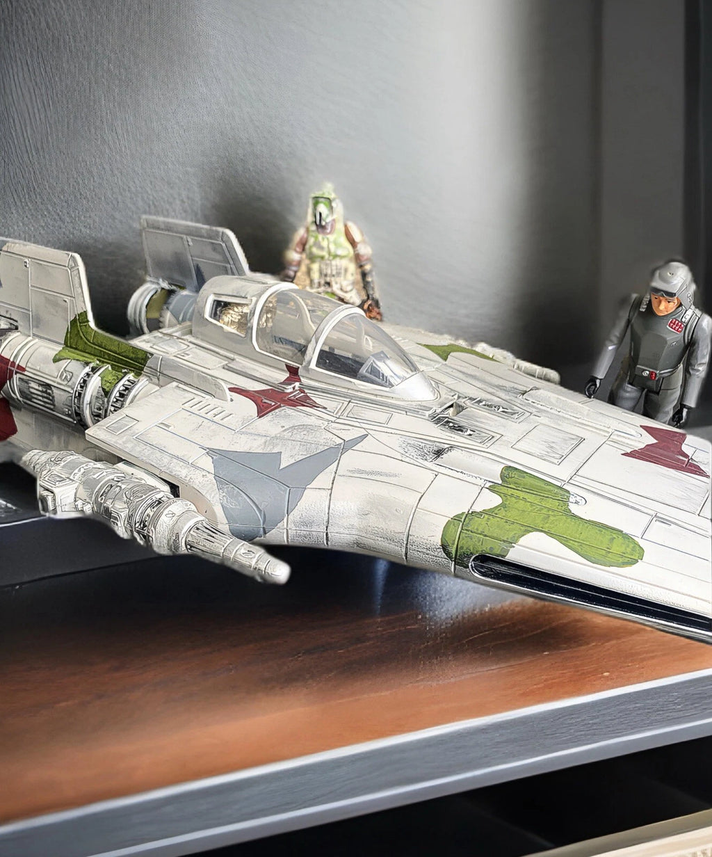 A-Wing “Hunter’s Fang” –  Rebel Interceptor Kashyyyk Camo Starfighter Star Wars - view 2