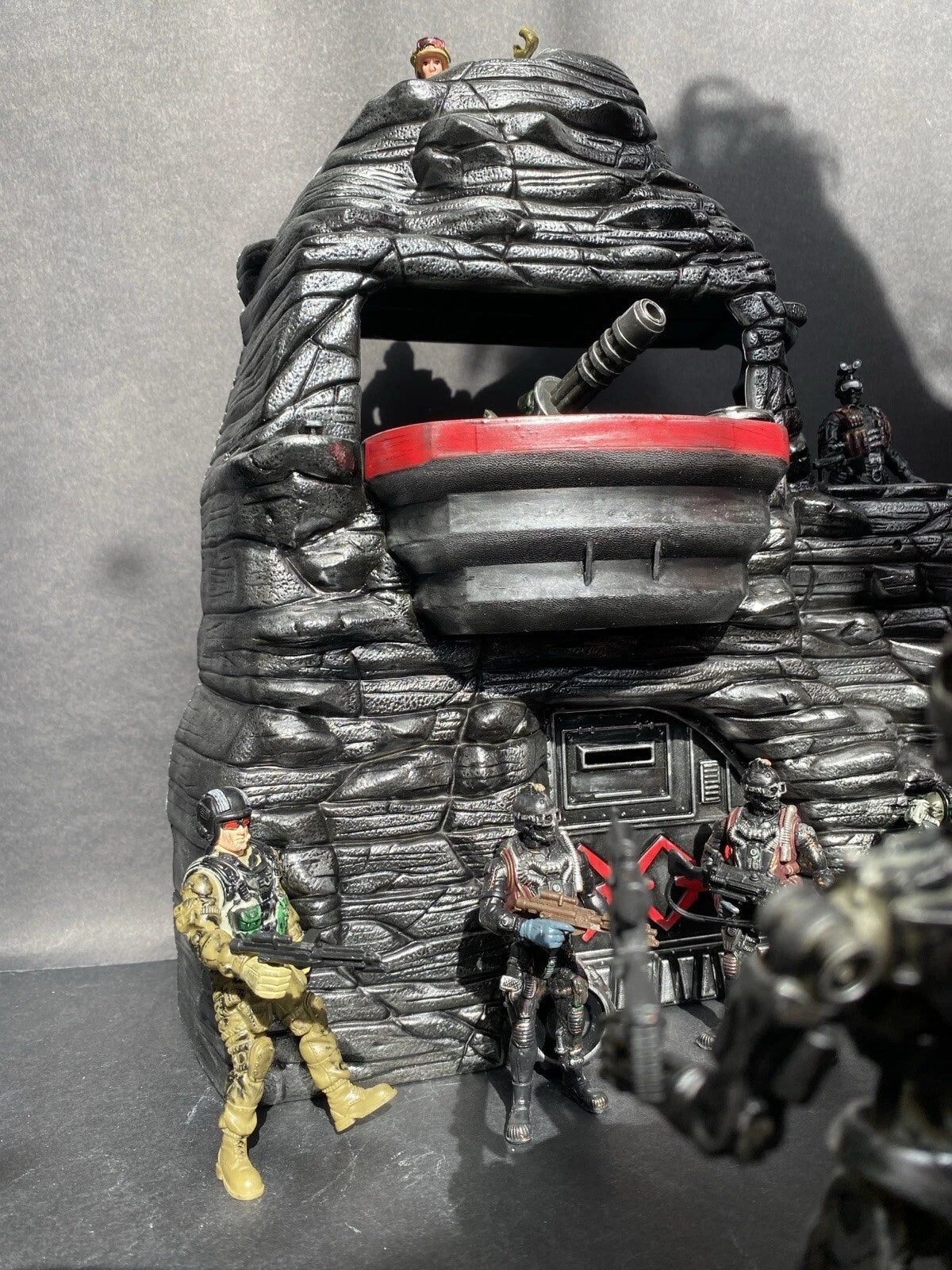 GI JOE COBRA DEVELOPMENTAL TERROR DOME Bunker Diorama Collectible Vintage